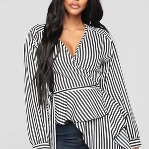asymmetrical fashion nova blouse